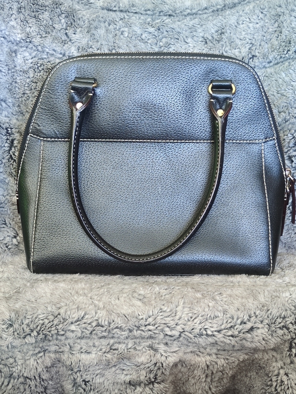 Kate Spade Wellesley Leather Small Maeda Top Handle Satchel In Black - Picture 2 of 14
